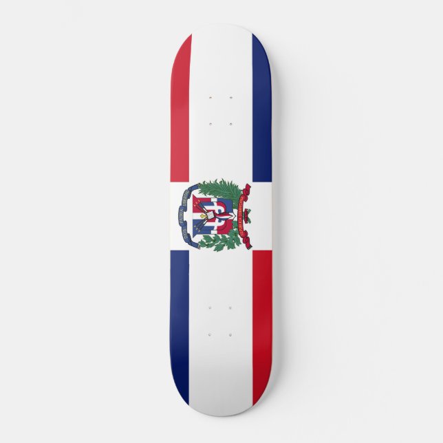 Skateboard Drapeau de la République Dominicaine (Recto)