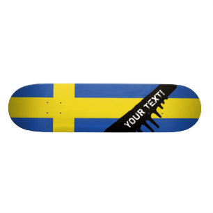 Skateboard Drapeau de la Suède