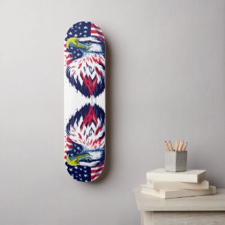Skateboard Drapeau de l'aigle américain