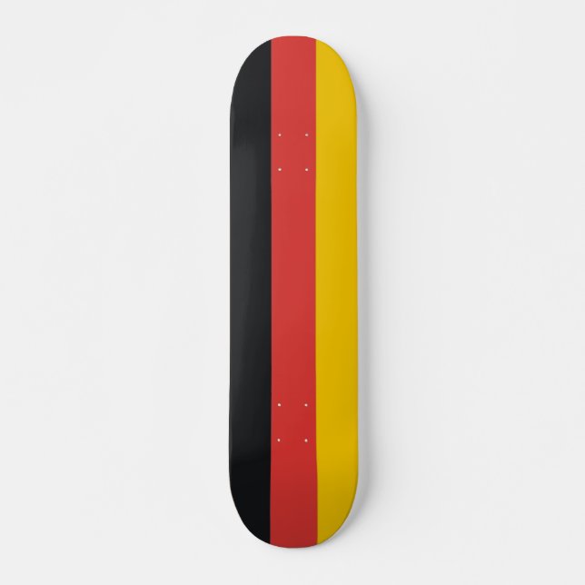 Skateboard Drapeau de l'Allemagne - Deutschland (Devant)