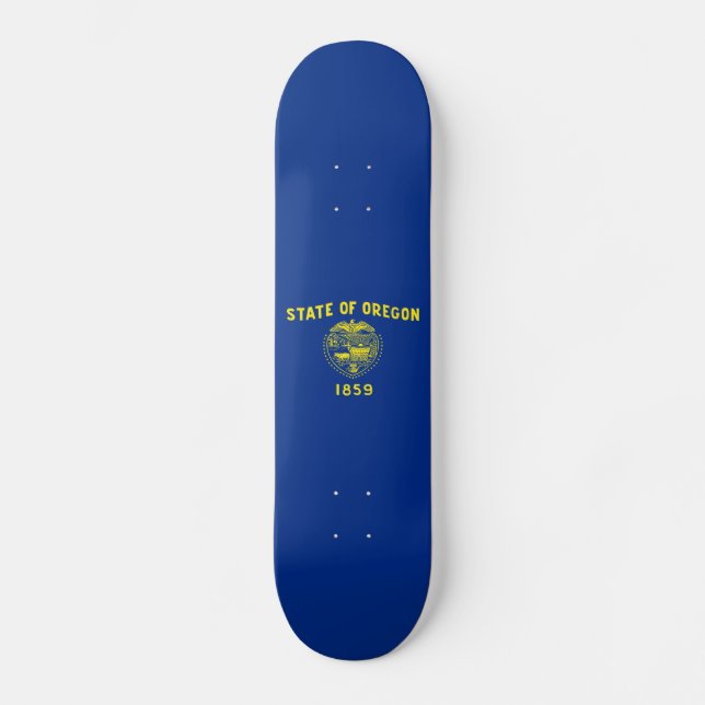Skateboard Drapeau de l'État de l'Oregon (Recto)