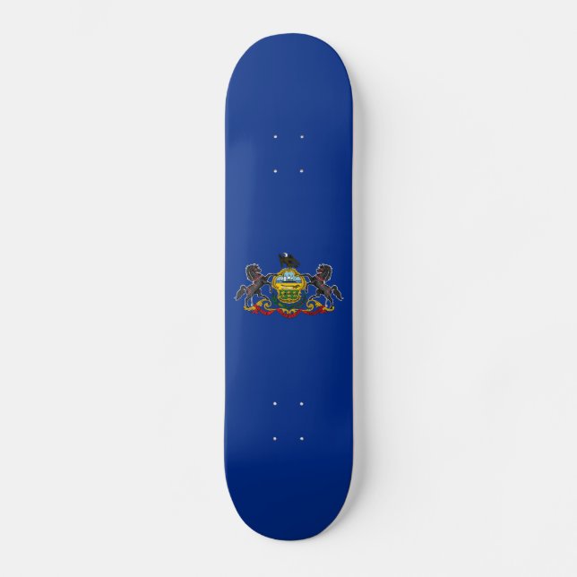 Skateboard Drapeau de l'État de Pennsylvanie (Recto)