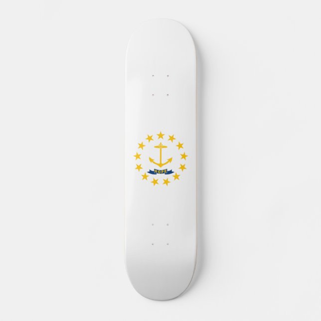 Skateboard Drapeau de l'État de Rhode Island (Recto)