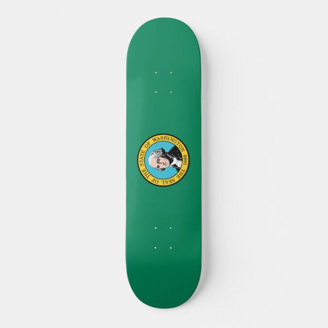 Skateboard Drapeau de l'État de Washington (Recto)
