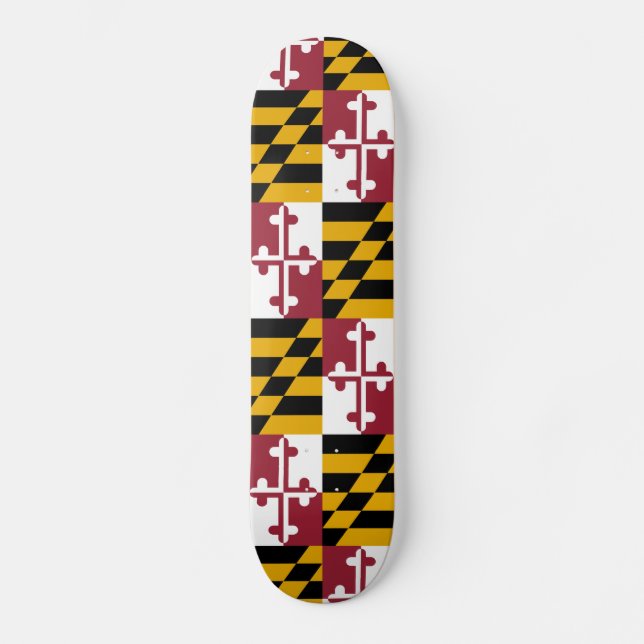 Skateboard Drapeau de l'État du Maryland (Recto)