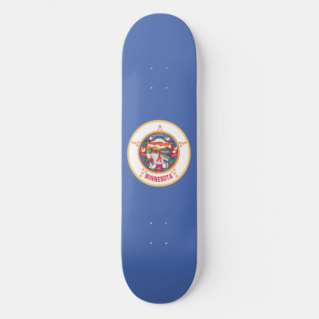 Skateboard Drapeau de l'État du Minnesota (Recto)