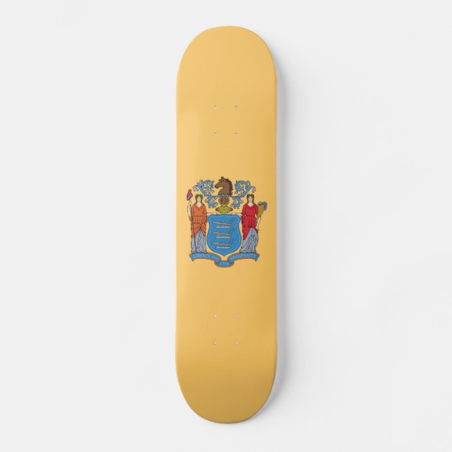 Skateboard Drapeau de l'État du New Jersey (Recto)
