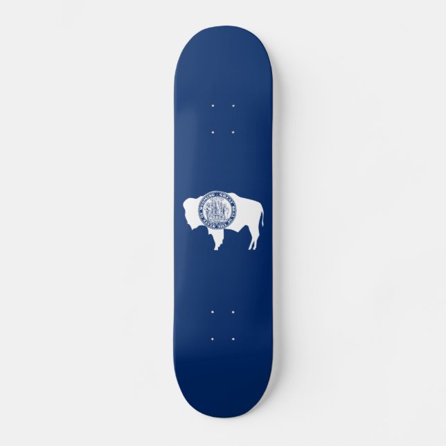 Skateboard Drapeau de l'État du Wyoming (Recto)