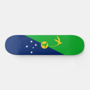 Skateboard Drapeau de l'île Christmas
