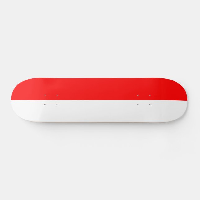Skateboard Drapeau de l'Indonésie (Horz)
