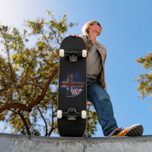 Skateboard Drapeau de l'Islande