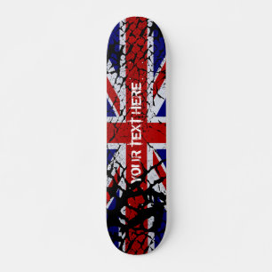Skateboard Drapeau de l'Union Jack Peeling du Royaume-Uni