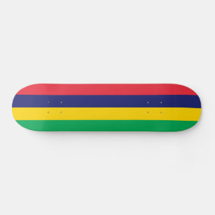 Skateboard Drapeau de Maurice