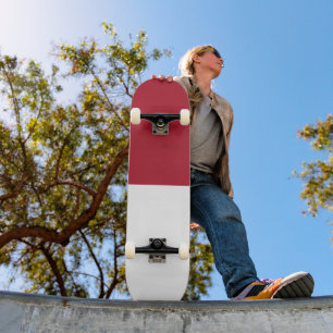Skateboard Drapeau de Monaco