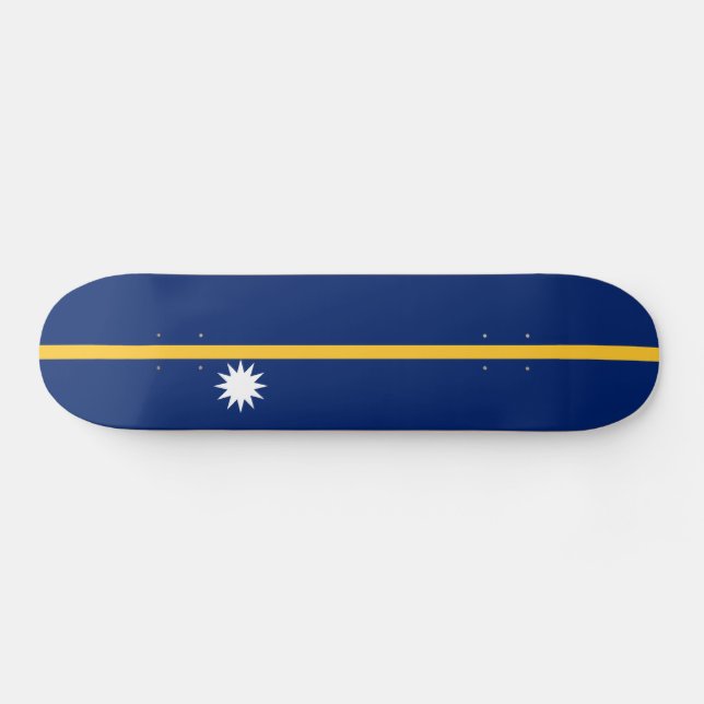 Skateboard Drapeau de Nauru (Horz)