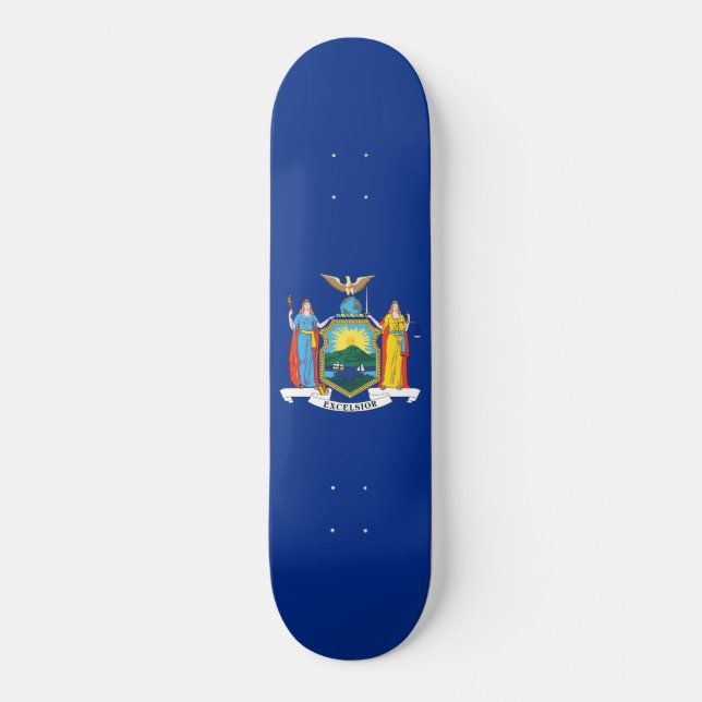 Skateboard Drapeau de New York, L'Empire State, Colonies amér (Recto)