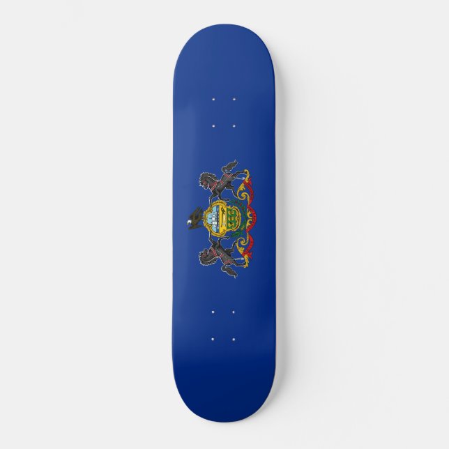 Skateboard Drapeau de Pennsylvanie (Recto)