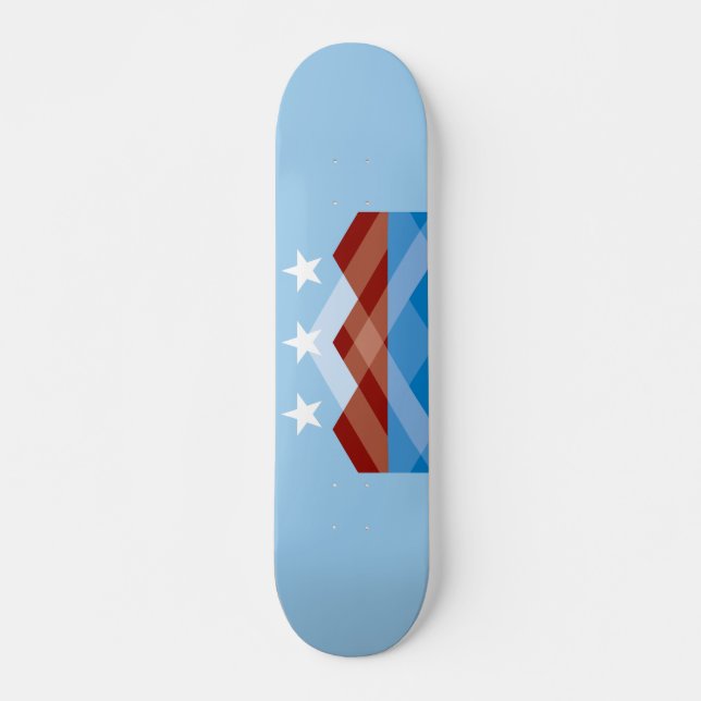 Skateboard Drapeau de Peoria, Arizona (Devant)