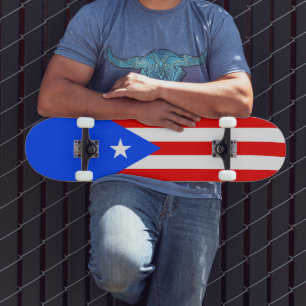 Skateboard Drapeau de Porto Rico
