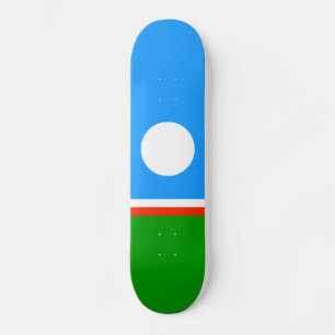 Skateboard Drapeau de Sakha