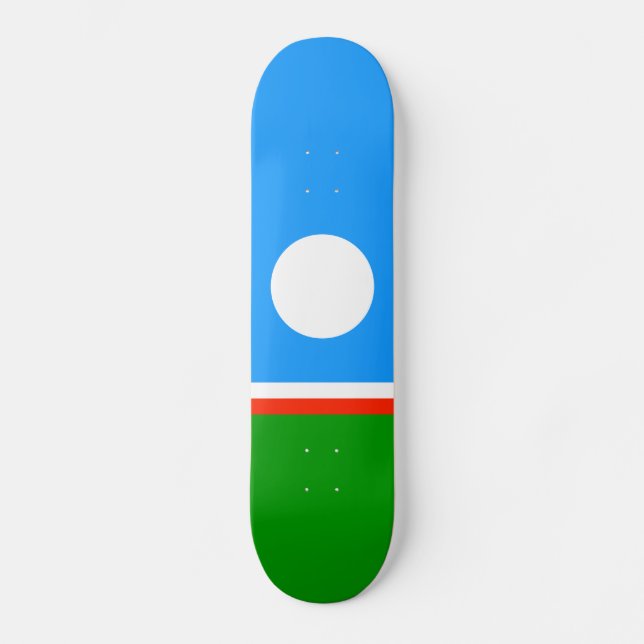 Skateboard Drapeau de Sakha (Recto)