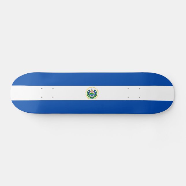 Skateboard Drapeau d'El Salvador (Horz)