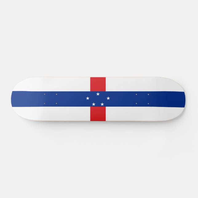 Skateboard Drapeau des Antilles néerlandaises (Horz)