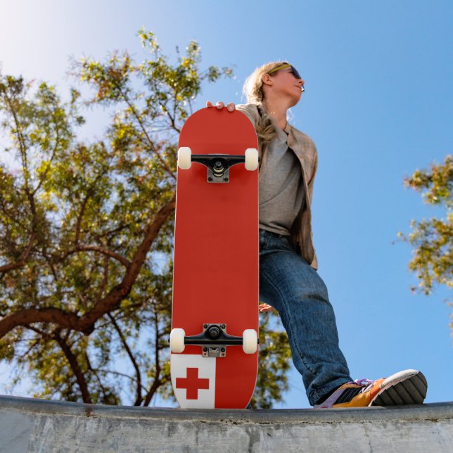 Skateboard Drapeau des Tonga (Extérieur 1)