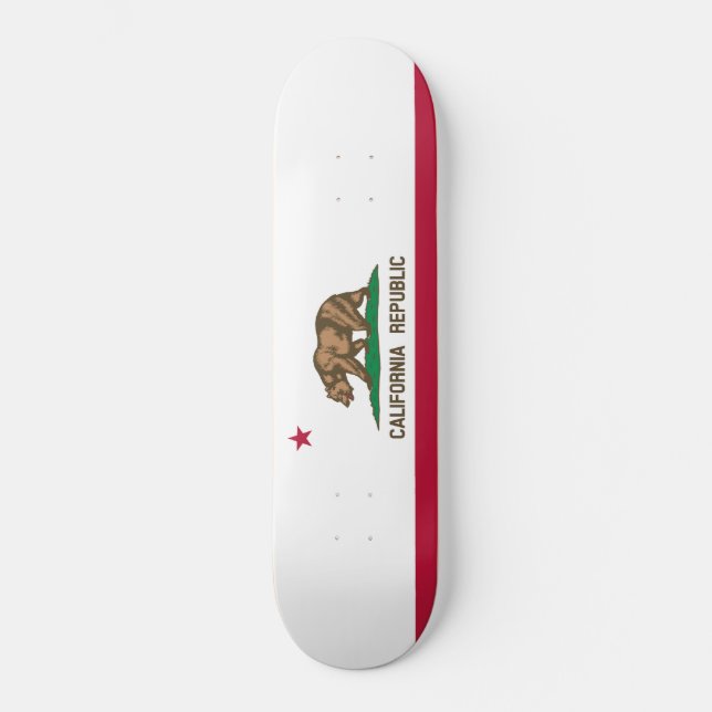 Skateboard Drapeau d'État de Californie (Recto)