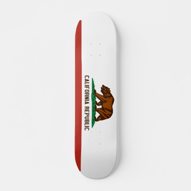Skateboard Drapeau d'état de la Californie (Devant)