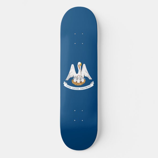 Skateboard Drapeau d'État de Louisiane (Recto)