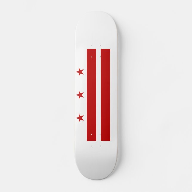 Skateboard Drapeau d'État de Washington DC (Recto)