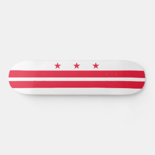 Skateboard Drapeau d'État de Washington DC