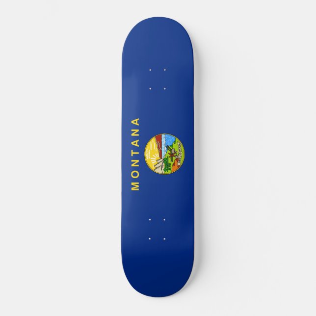 Skateboard Drapeau d'État du Montana (Recto)