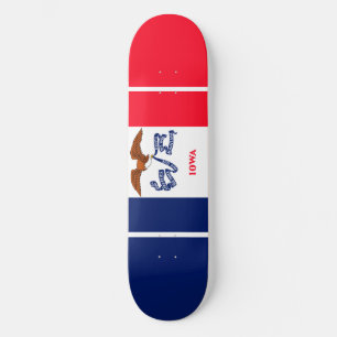 Skateboard Drapeau d'État Iowa