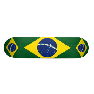 Skateboard Drapeau du Brésil
