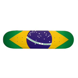 Skateboard Drapeau du Brésil