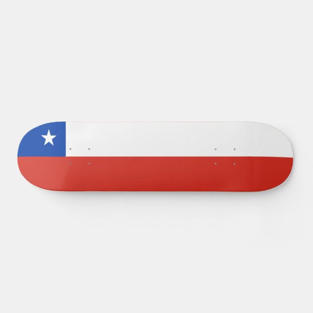 Skateboard Drapeau du Chili (Horz)