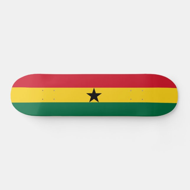 Skateboard Drapeau du Ghana (Horz)