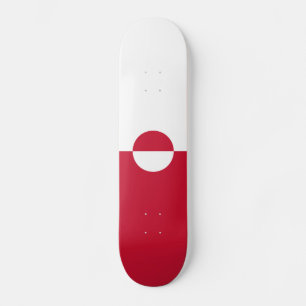 Skateboard Drapeau du Groenland