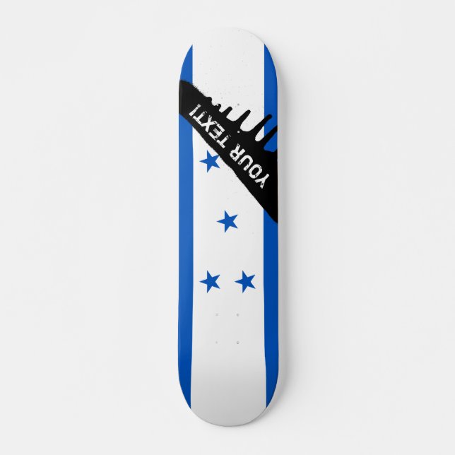 Skateboard Drapeau du Honduras (Devant)