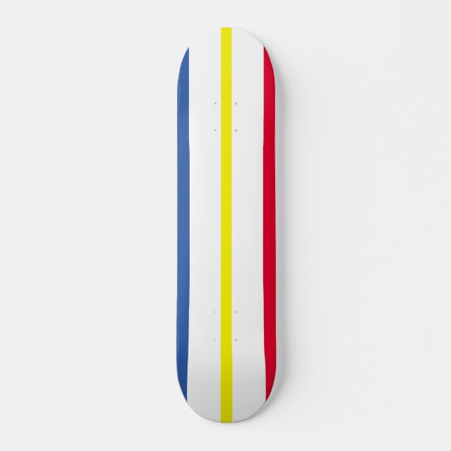 Skateboard Drapeau du Mecklembourg-Poméranie occidentale (Devant)