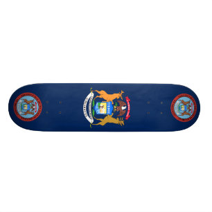Skateboard Drapeau du Michigan