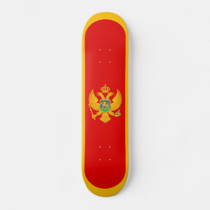Skateboard Drapeau du Monténégro