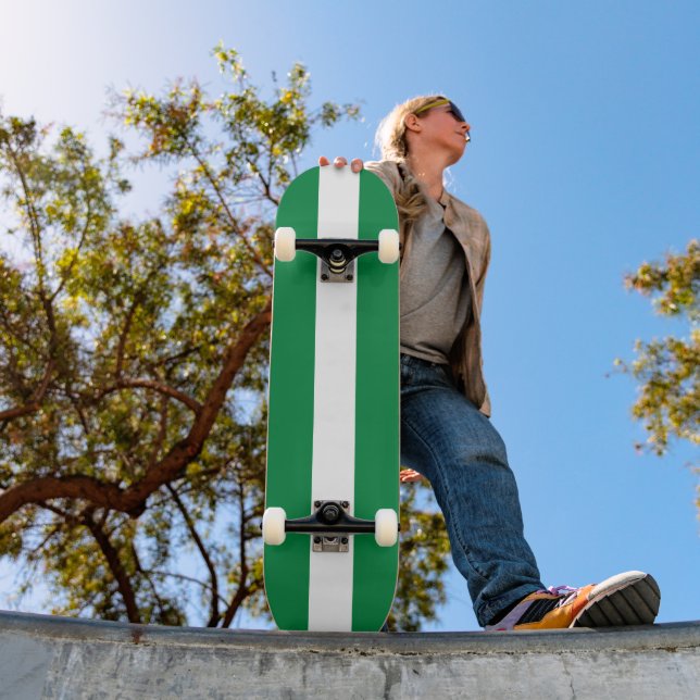 Skateboard Drapeau du Nigeria (Extérieur 1)