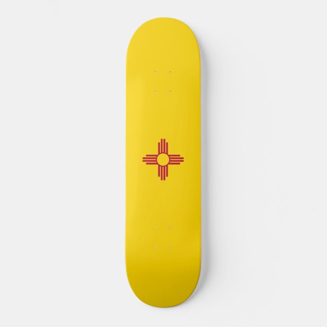 Skateboard Drapeau du Nouveau-Mexique (États-Unis) (Recto)