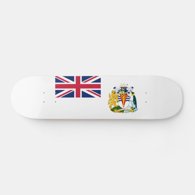 Skateboard Drapeau du territoire antarctique britannique (Horz)