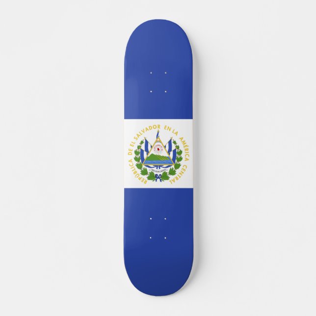 Skateboard Drapeau El Salvador (Devant)