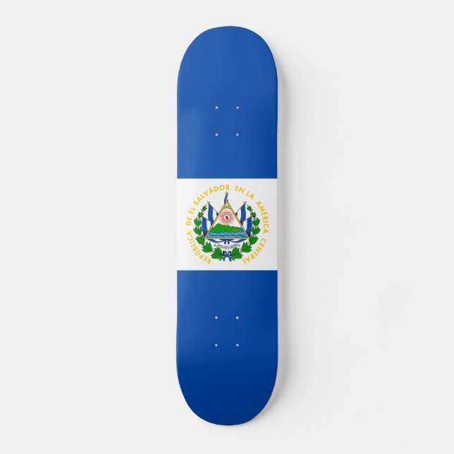 Skateboard Drapeau El Salvador (Recto)