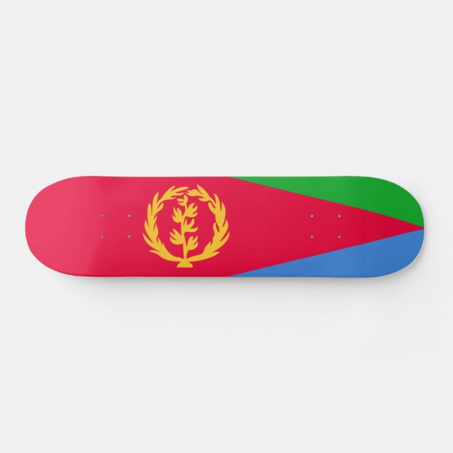 Skateboard Drapeau Érythrée (Horz)